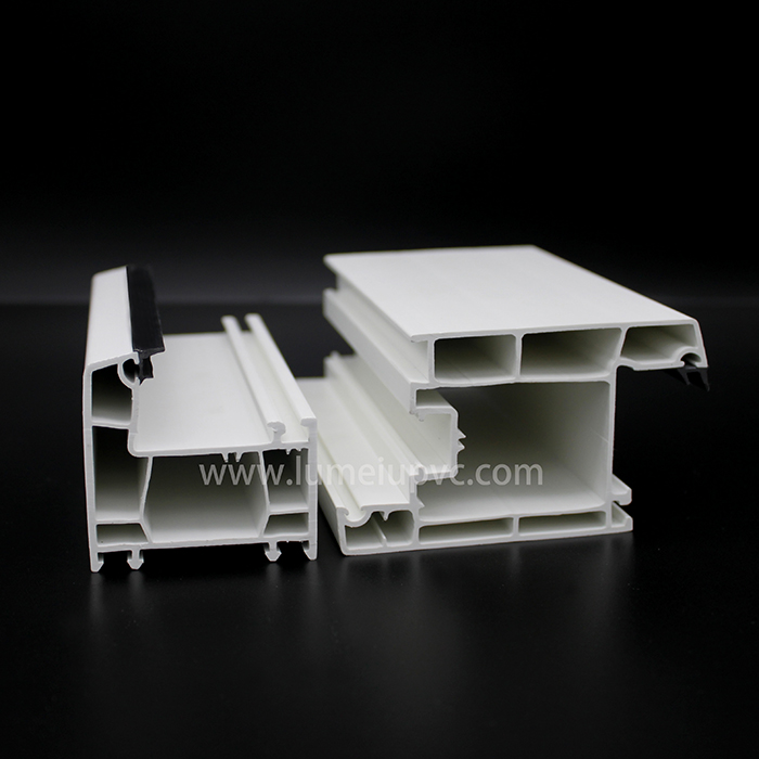 Perfiles de PVC blancos coloridos de coextrusión ASA / PVC