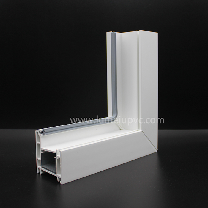 Perfil de PVC/UPVC resistente a los rayos UV de plomo blanco para ventanas y puertas