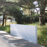 PVC Eco Fence Panel Boards para esgrima de aeropuertos/hoteles/playas