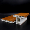 Perfil de PVC de color madera de 70 mm de fábrica de China con laminado