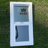 Color blanco Doble vidrio Vinilo Huracane Impacto Windows de guillotina