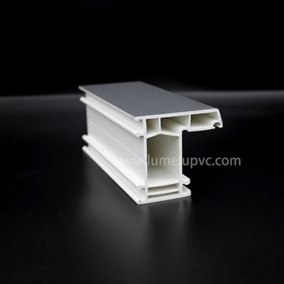 Perfiles de ventana de PVC de PVC UPVC de la serie abatible de 60 mm de resistencia a los rayos UV