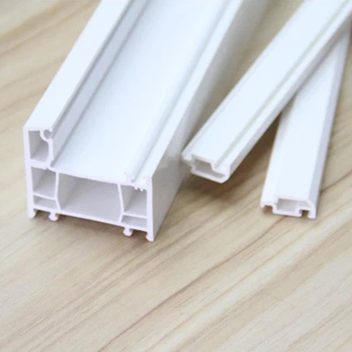 Perfiles de ventana de PVC blanco marfil con fórmula sin plomo y protección UV de alta calidad