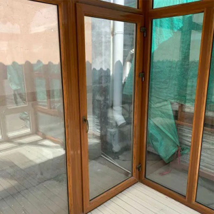 Puerta abatible de PVC Puertas corredizas de vidrio interiores