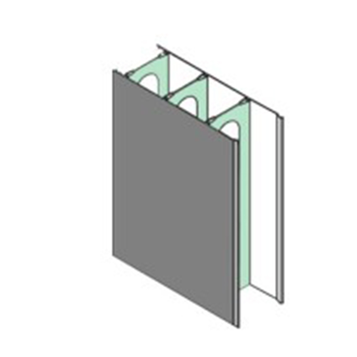 Perfiles de formulario de PVC para la construcción de paneles de pared de concreto