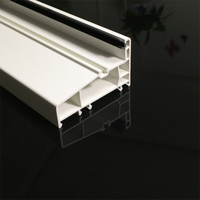 Protección UV Protusión de plástico PVC/UPVC Perfiles extruidos de material de construcción personalizado 80 mm