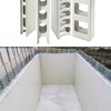 Paneles de vinilo de sistema de muro de hormigón Perfiles de PVC de encofrado permanente